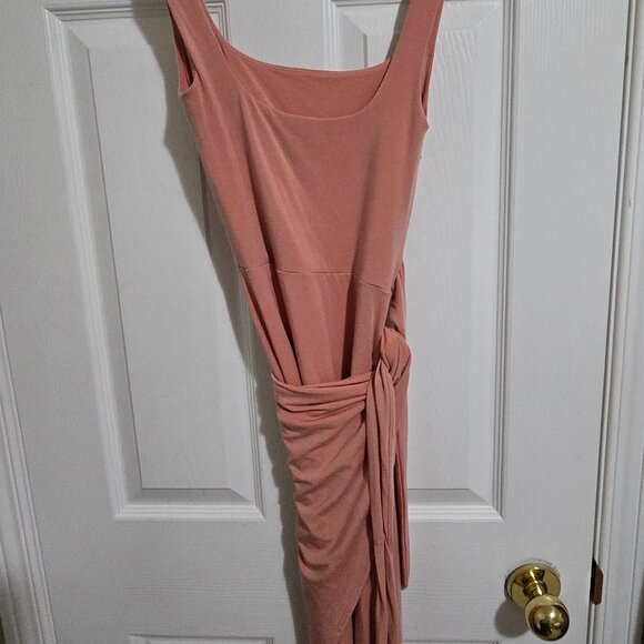 Wilfred by Aritzia Saturn Wrap Midi Dress xs - Picture 2 of 8